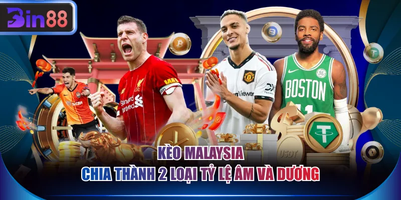 Kèo Malaysia chia thành 2 loại tỷ lệ âm và dương