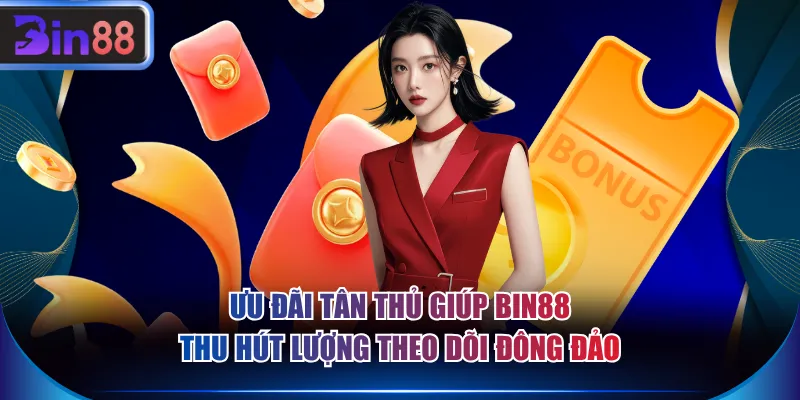 Ưu đãi tân thủ giúp BIN88 thu hút lượng theo dõi đông đảo